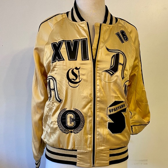 LF pumper Spartans gold Jacket ⭐️ NWT - Picture 2 of 14